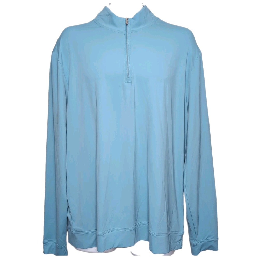 NEW Johnnie-O Motion Quarter Zip Pullover Mens XL Haze Performance Stretch NWT